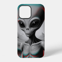 alien themed iPhone 12 phone case