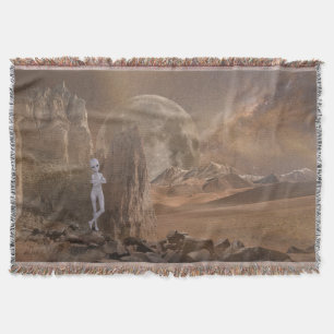 Alien Throw Blanket
