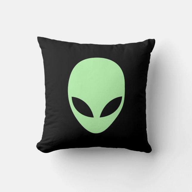 Alien Throw Pillow (Front)