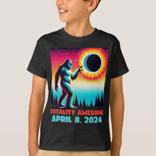 Alien Total Solar Eclipse 4.08.2024 Apparel T-Shirt