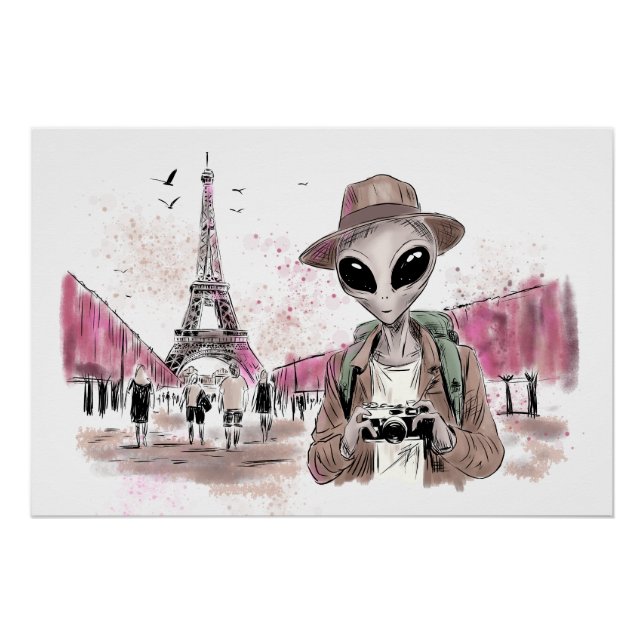 Alien Touring Paris Poster (Front)