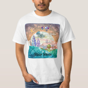Alien Tower City T-Shirt