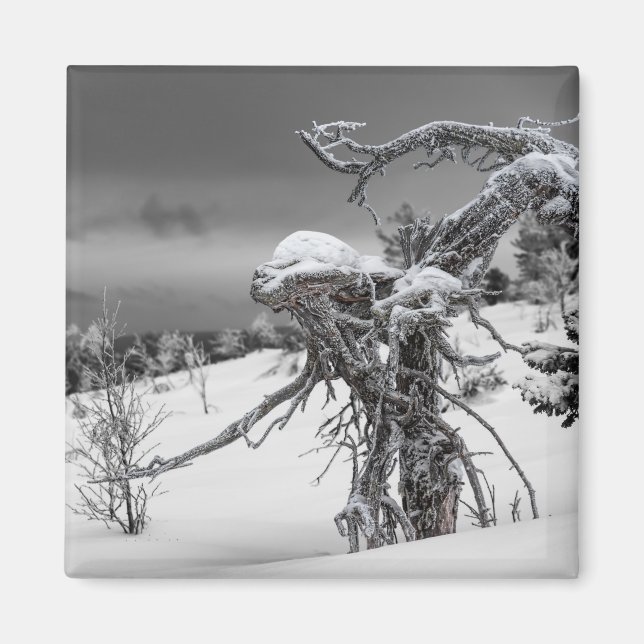 Alien tree magnet (Front)