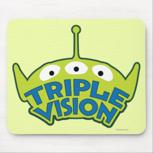Alien Triple Vision Mouse Pad