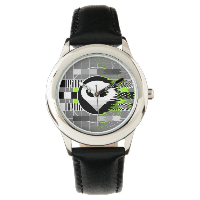 Alien TV kid's stainless steel watch (Front)