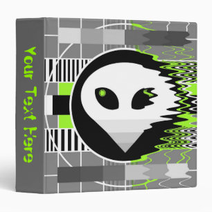 Alien TV 'Text' ring binder 2 sided