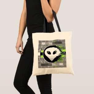 Alien TV tote bag
