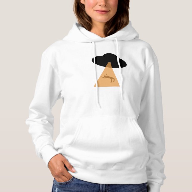 Alien UFO Abduction Hoodie (Front)