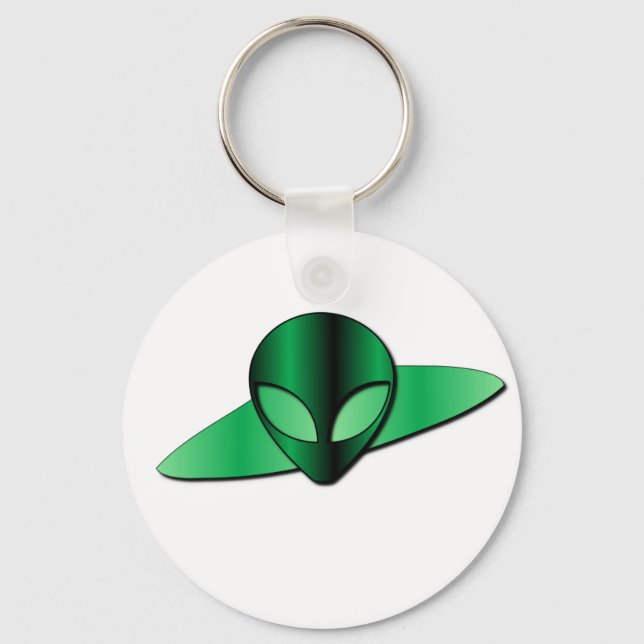 Alien UFO Keychain (Front)