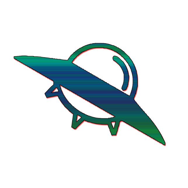 Alien UFO Ship Minimalist Mug | Sci-Fi Art (Créateur téléchargé)