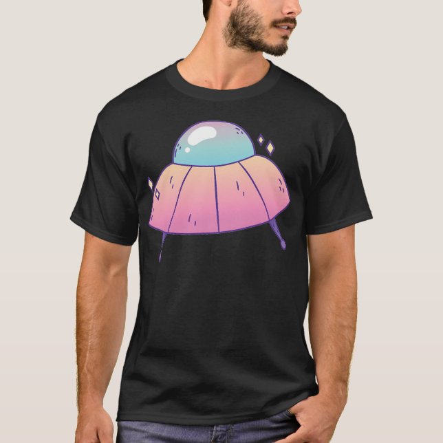 Alien Ufo Spaceship T-Shirt (Front)