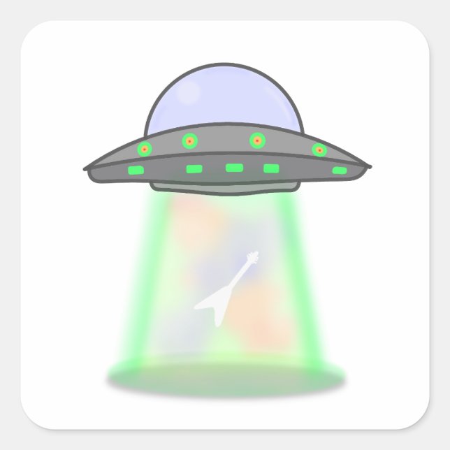 Alien UFO stickers (Front)