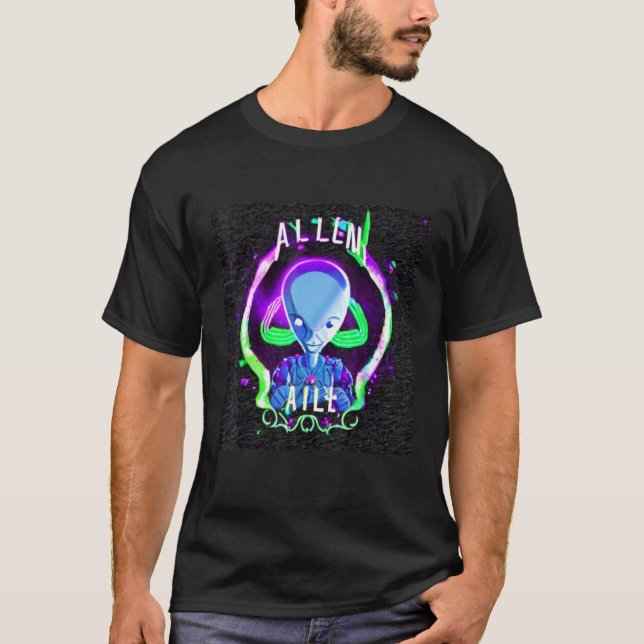 Alien UFO UAP 51 area grey out of this world creat T-Shirt (Front)