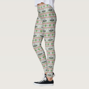 Alien Ugly Christmas Sweater Leggings