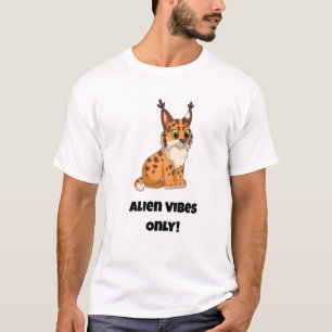 Alien Vibes Only! Funny Cat T-Shirt