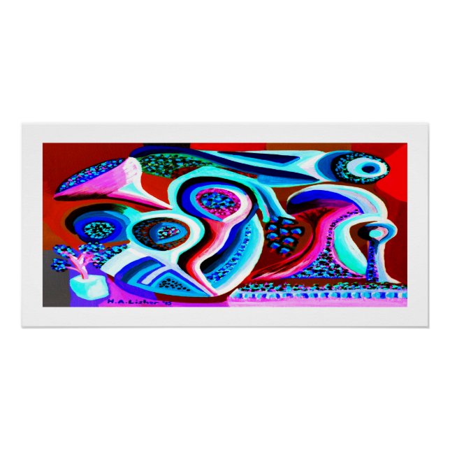 Alien vision art poster (Front)
