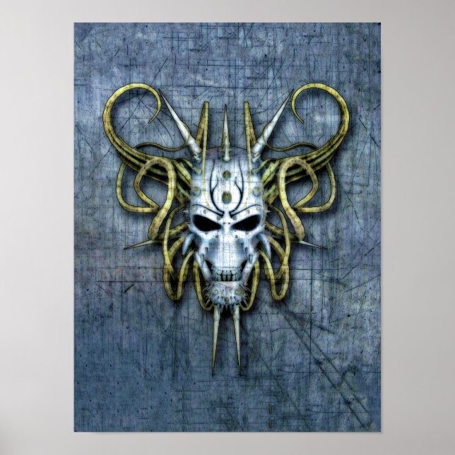 Alien War Mask Poster (Front)