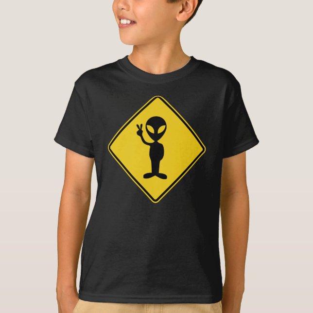 Alien Warning T-Shirt (Front)