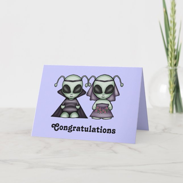 Alien Wedding Card (Front)