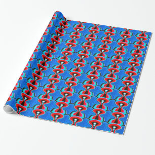 Alien welcome wrapping paper