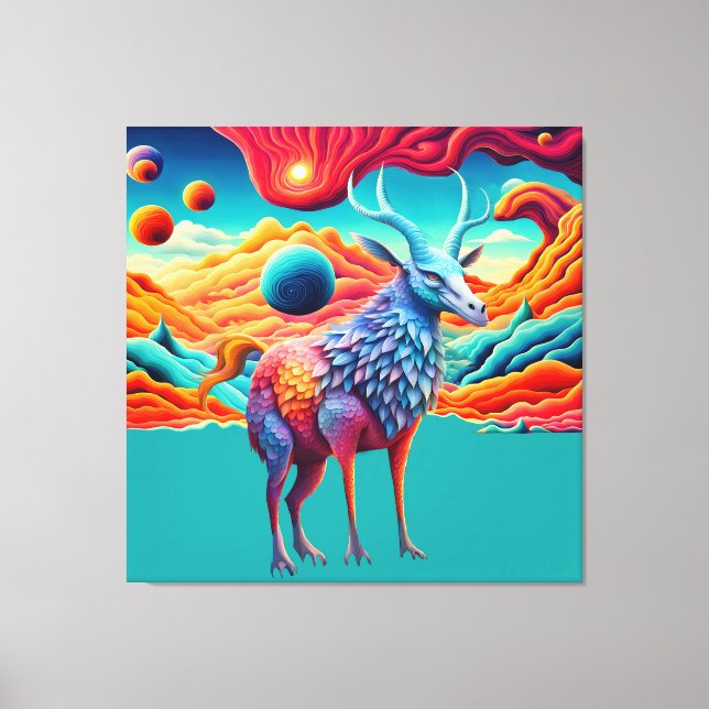 Alien Wildlife Canvas Print (Front)
