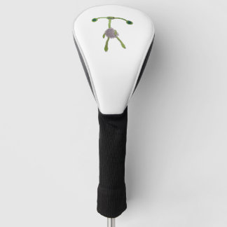 Alien with eye lanterns golf head cover