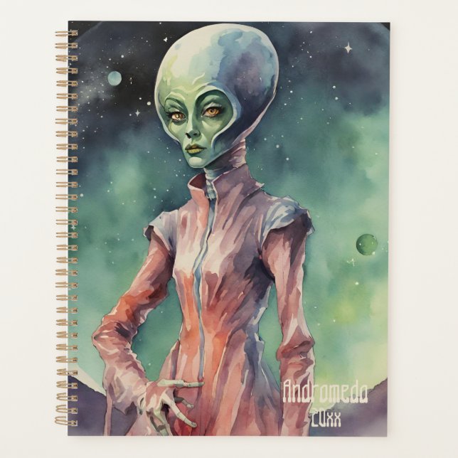 Alien Woman Planner (Front)