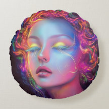 Alien Woman with Cosmic Hair 