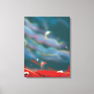 Alien world canvas print