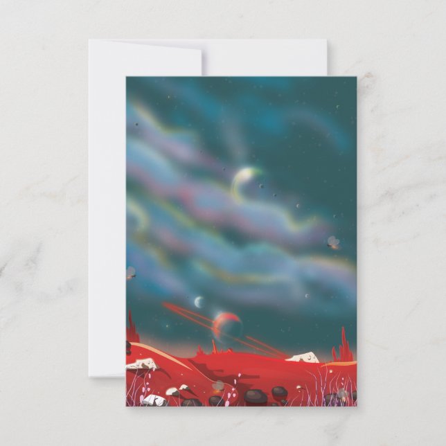 Alien world invitation (Front)