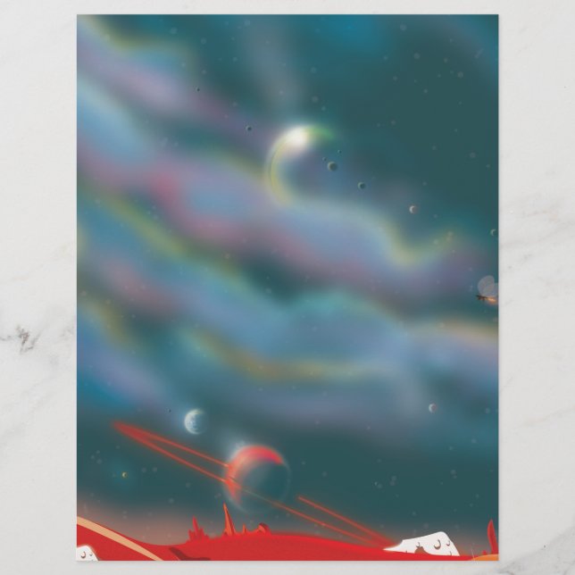 Alien world landscape (Front)