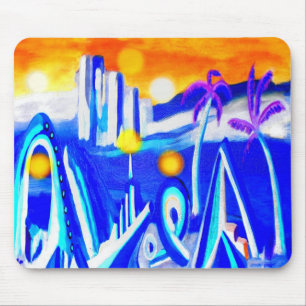 Alien world mouse pad