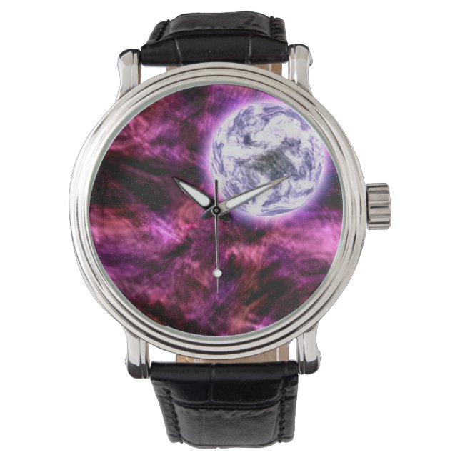Alien World Outer Space Wild Planet Watch (Front)