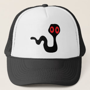 alien worm trucker hat