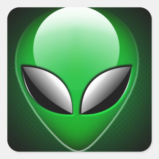 Alien_Wwad Square Sticker (Front)