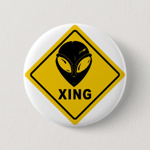 Alien X-ING 2 Inch Round Button