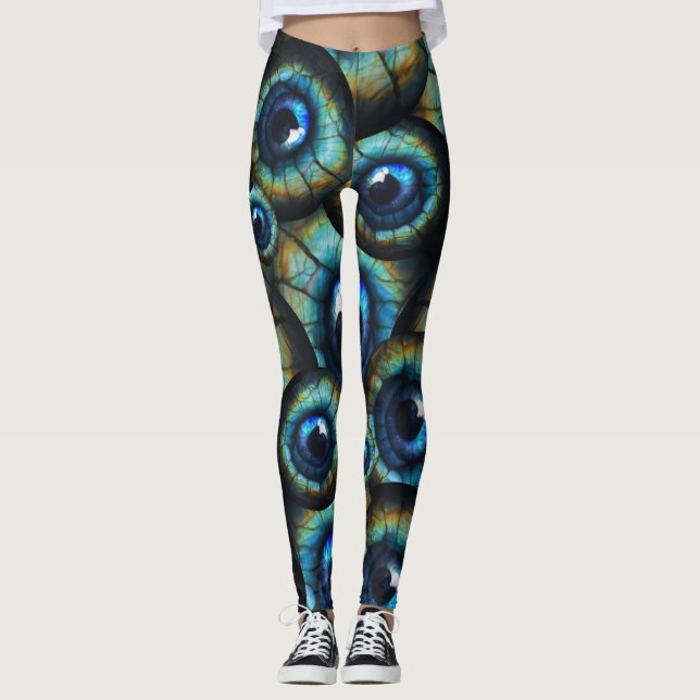 Alien yeux Leggings (Devant)