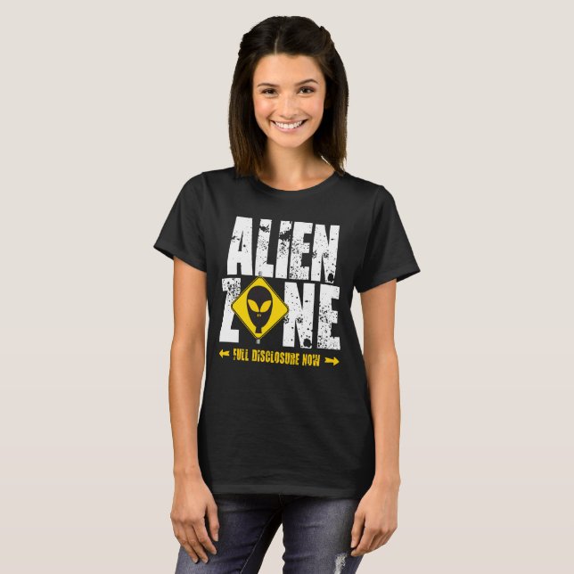 ALIEN ZONE T-Shirt (Front Full)