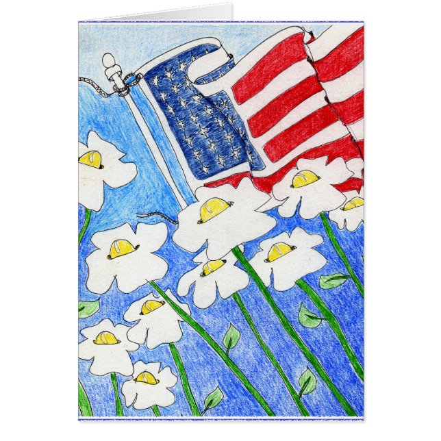Alienated Soul: Flowers Paying Attention US Flag (Front)