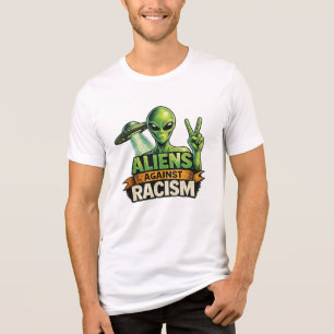 ALIENS AGAINST RACISM Tri-Blend SHIRT