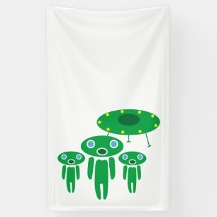 Aliens arrival banner