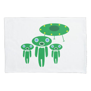 Aliens arrival pillowcase