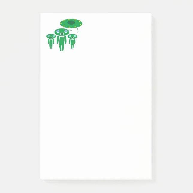 Aliens arrival post-it notes (Front)