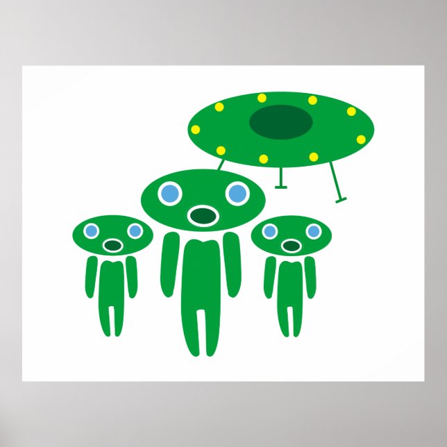 Aliens arrival poster (Front)