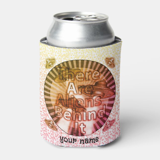 Aliens behind It Can Cooler  (Can Front)