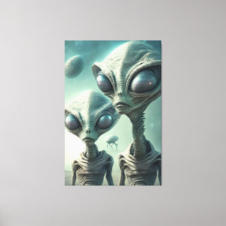 Aliens! Canvas Print