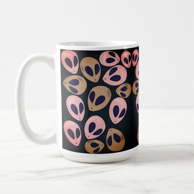 aliens coffee mug (Left)