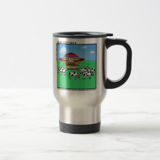 Aliens Cows Travel Mug