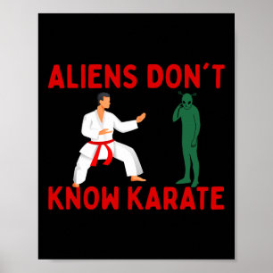 Aliens Don't Know Karate 2  Poster