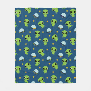 Aliens Fleece Blanket